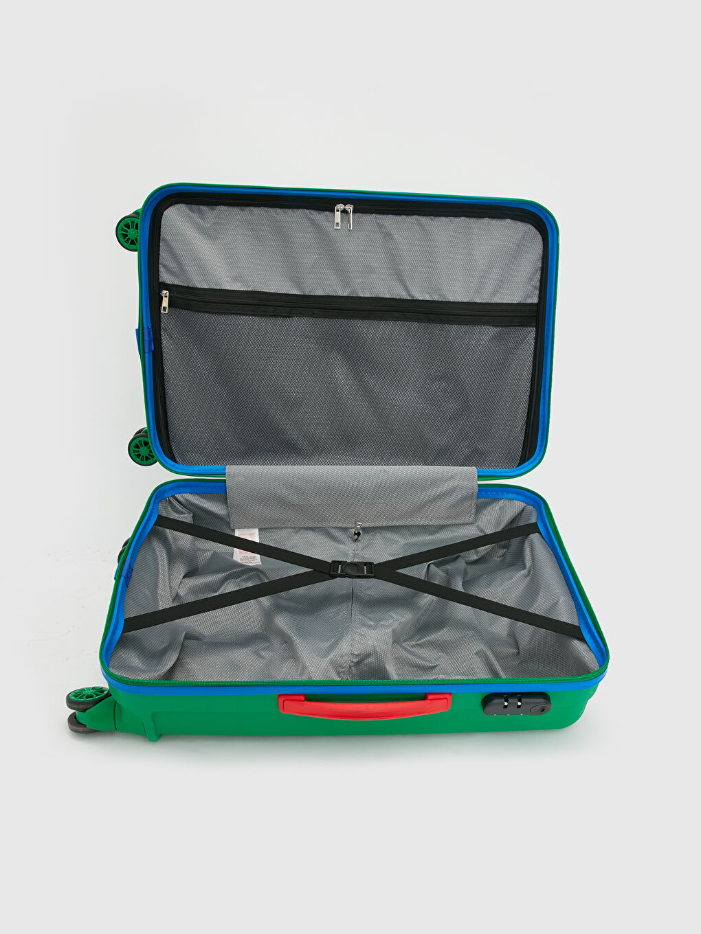 Yeşil Kilit Detaylı Büyük Boy Valiz-3