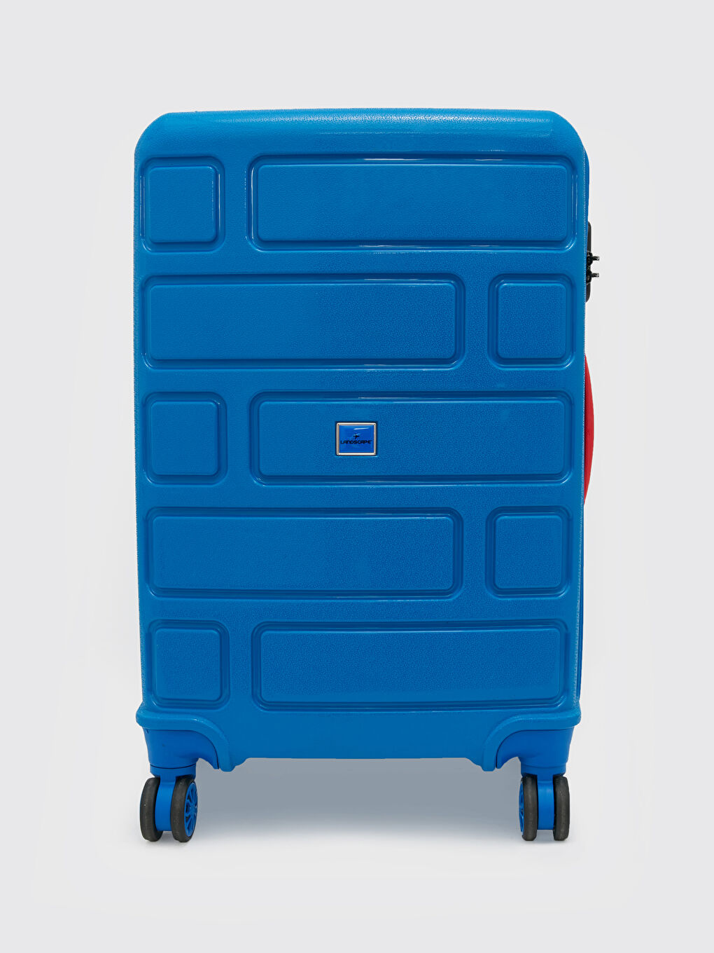 Mavi Kilit Detaylı Büyük Boy Valiz