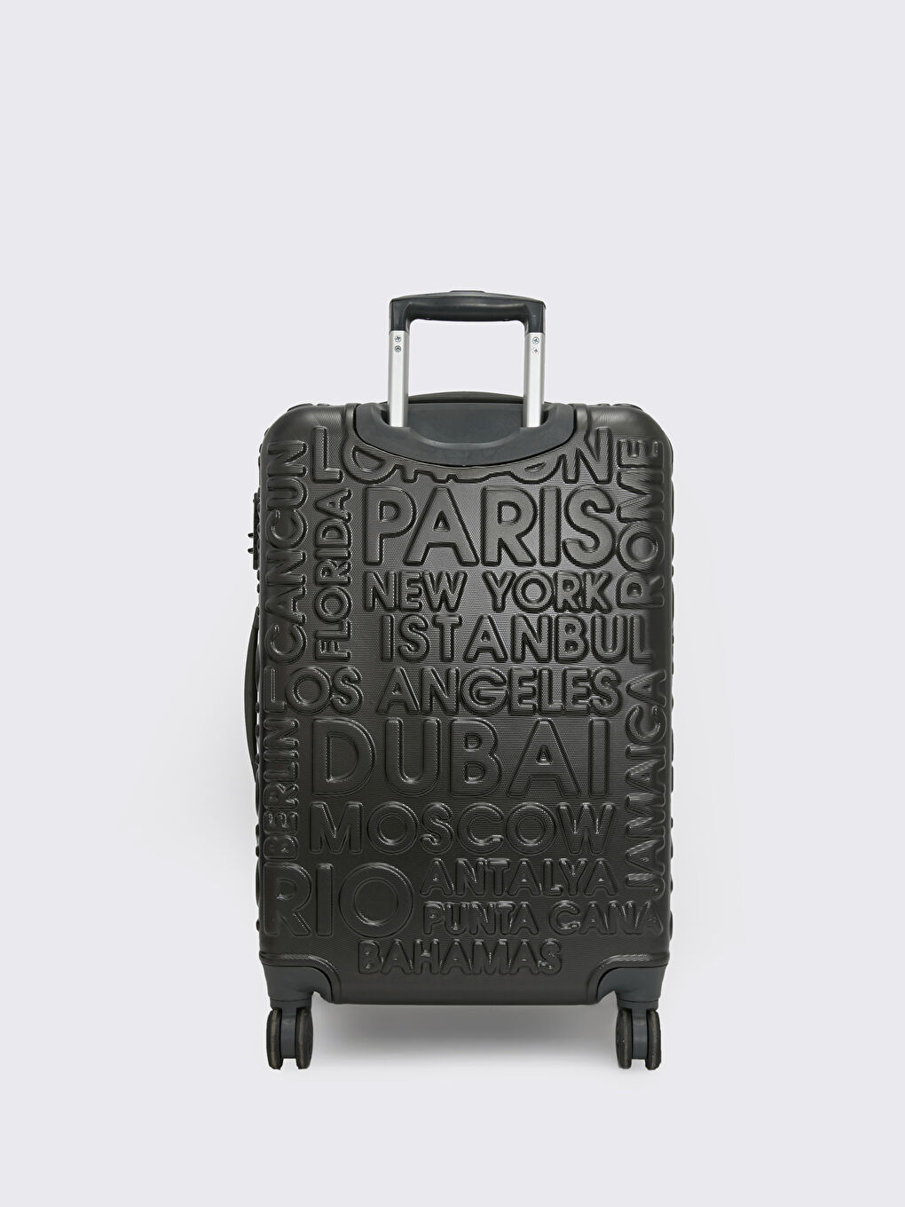 Antrasit Kilit Detaylı Orta Boy Valiz-2