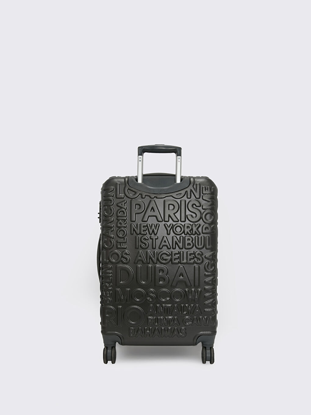 Antrasit Kilit Detaylı Küçük Boy Valiz-2