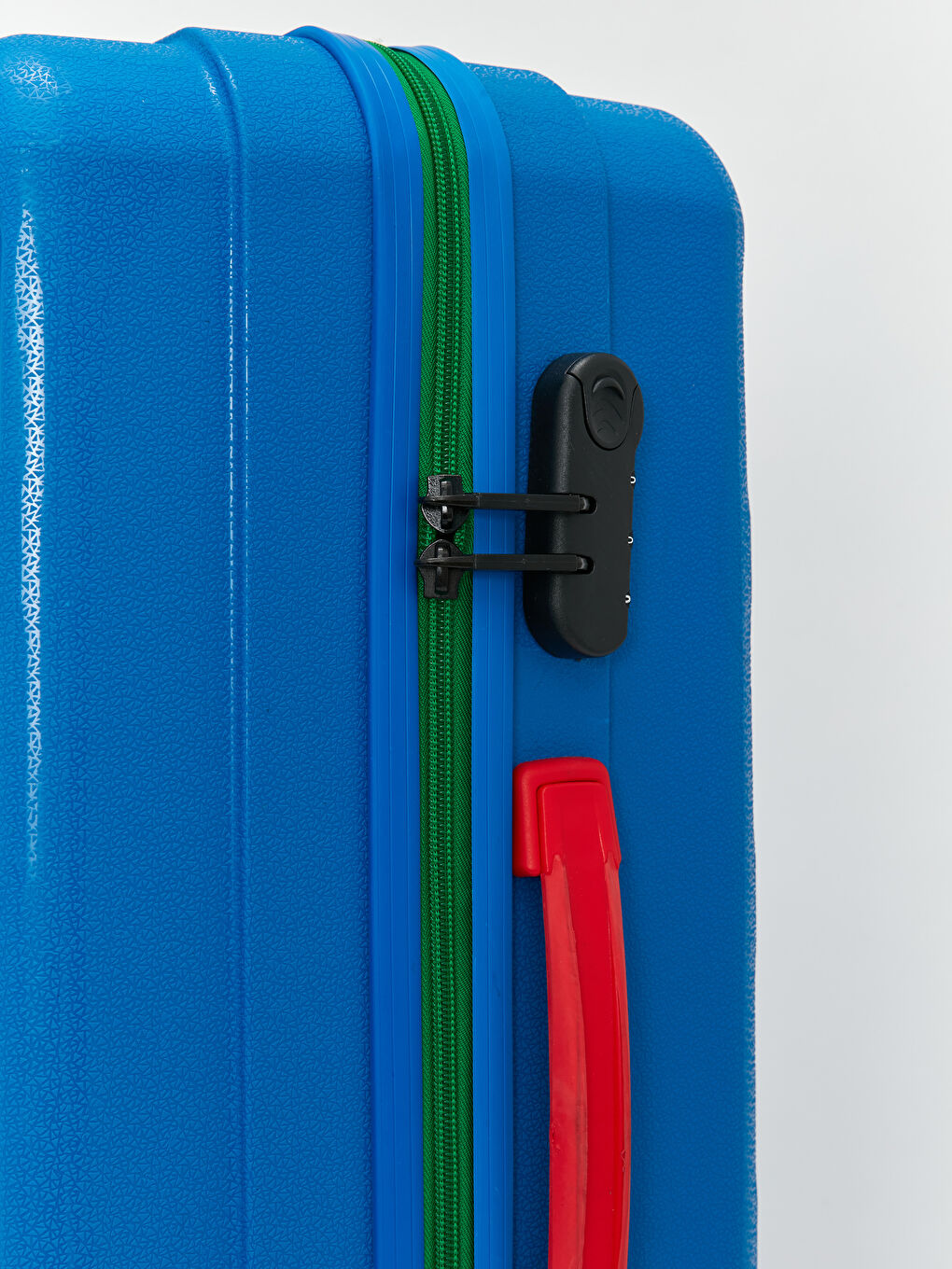 LCW ACCESSORIES Mavi Kilit Detaylı Küçük Boy Valiz - 4