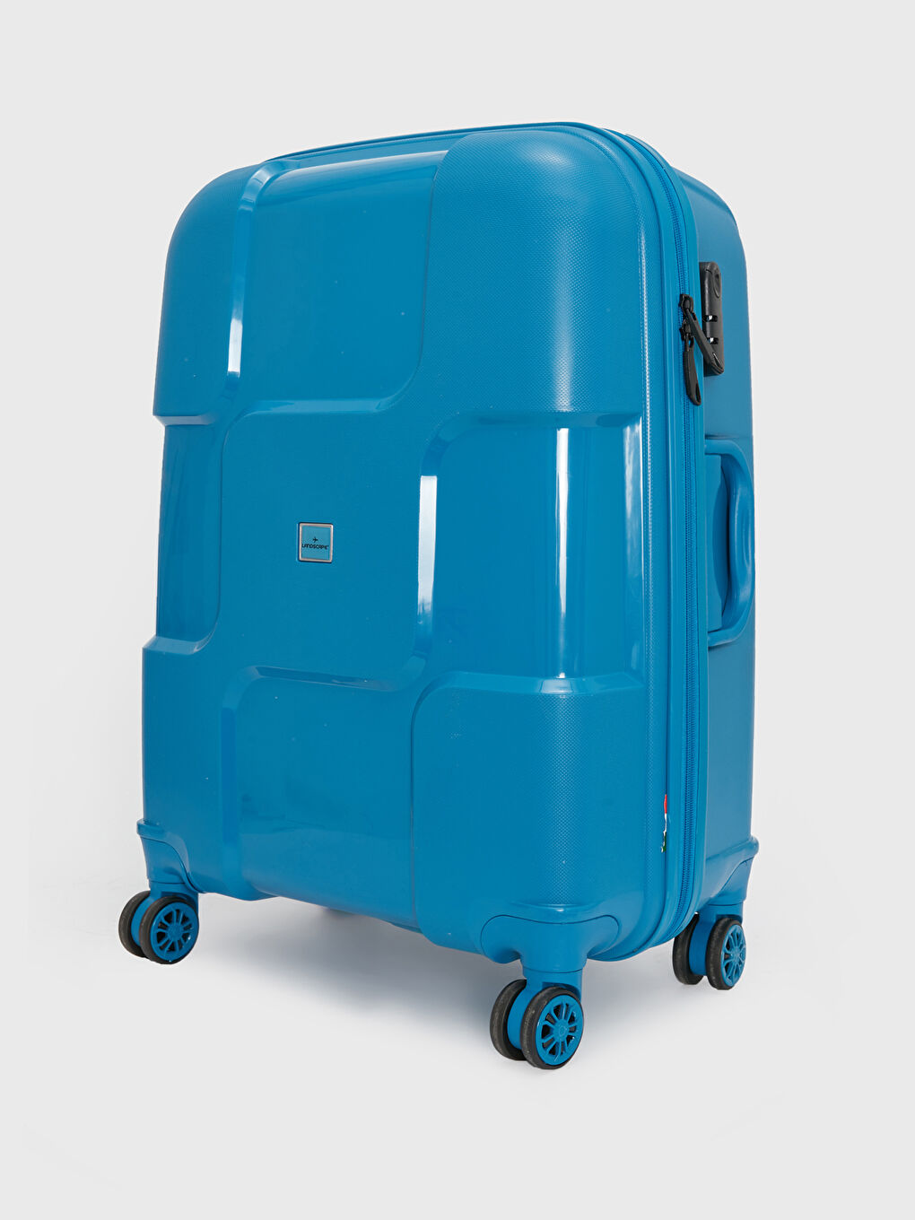 LCW ACCESSORIES Mavi Kilit Detaylı Büyük Boy Valiz - 1
