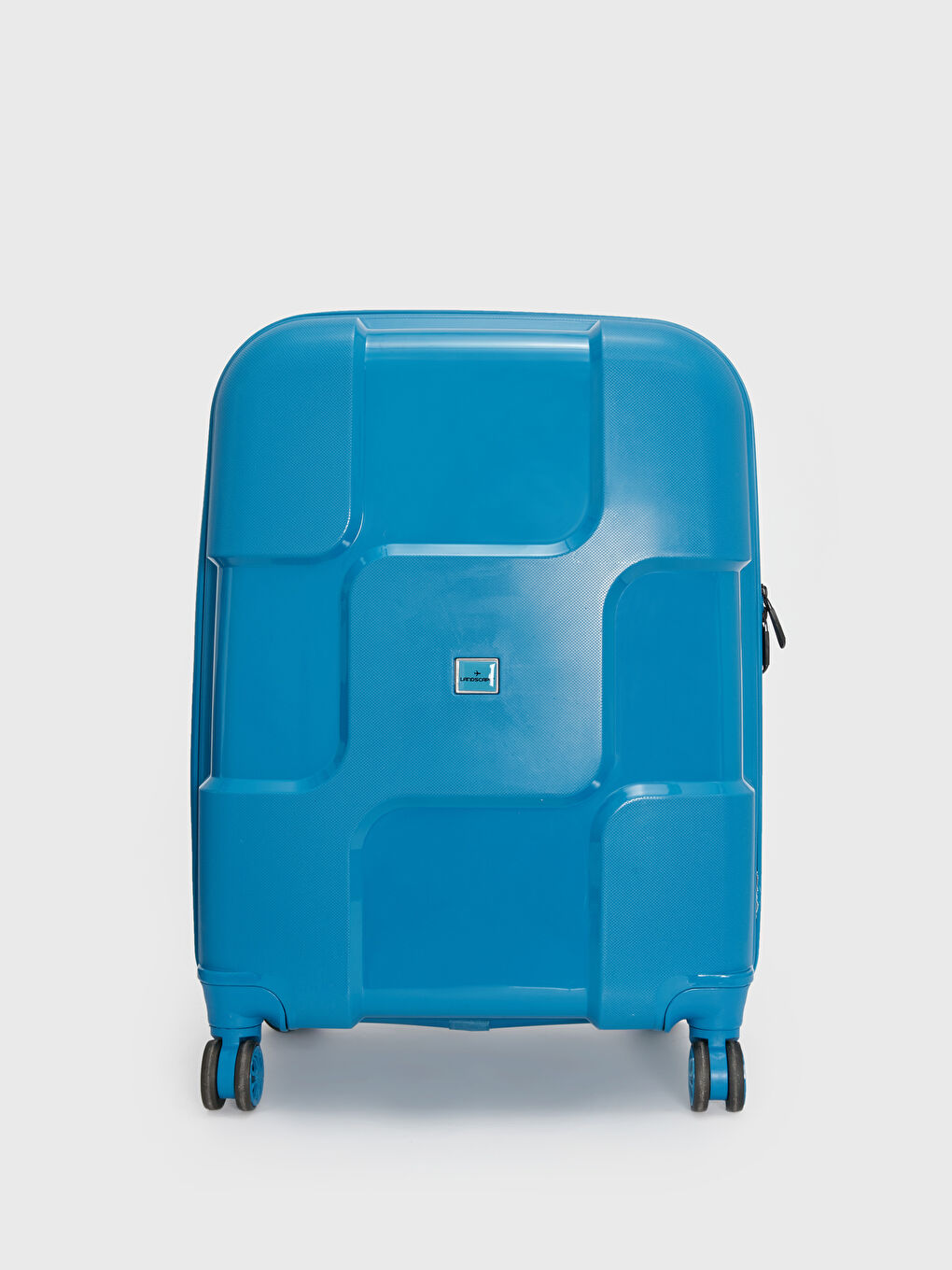 Mavi Kilit Detaylı Orta Boy Valiz