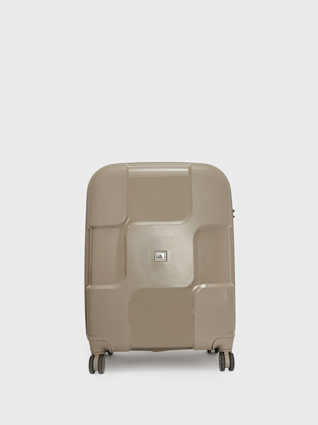 Kahverengi Kilit Detaylı Küçük Boy Valiz