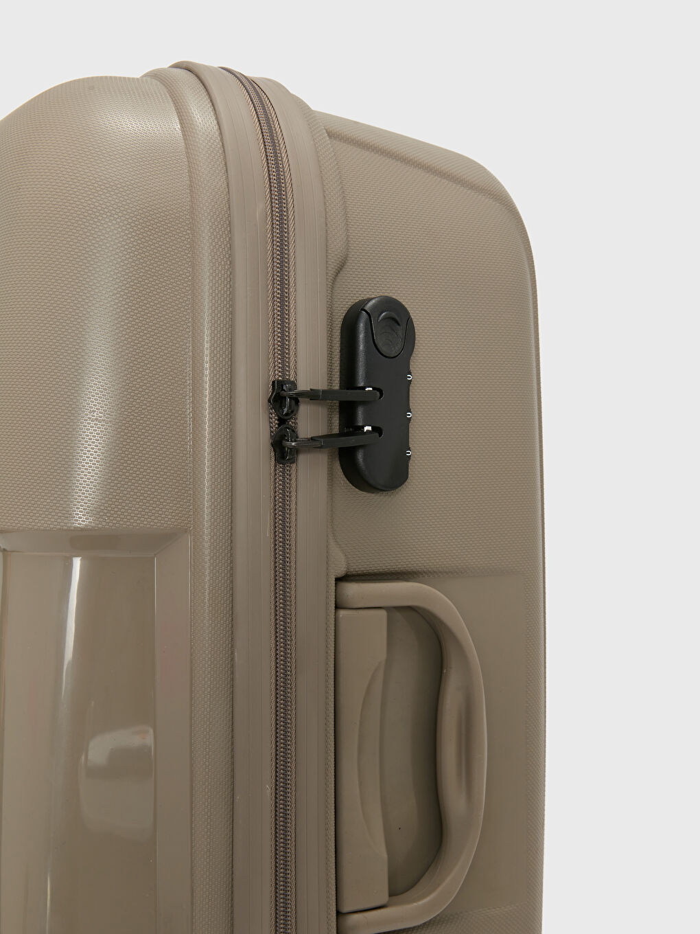 Kahverengi Kilit Detaylı Küçük Boy Valiz-5