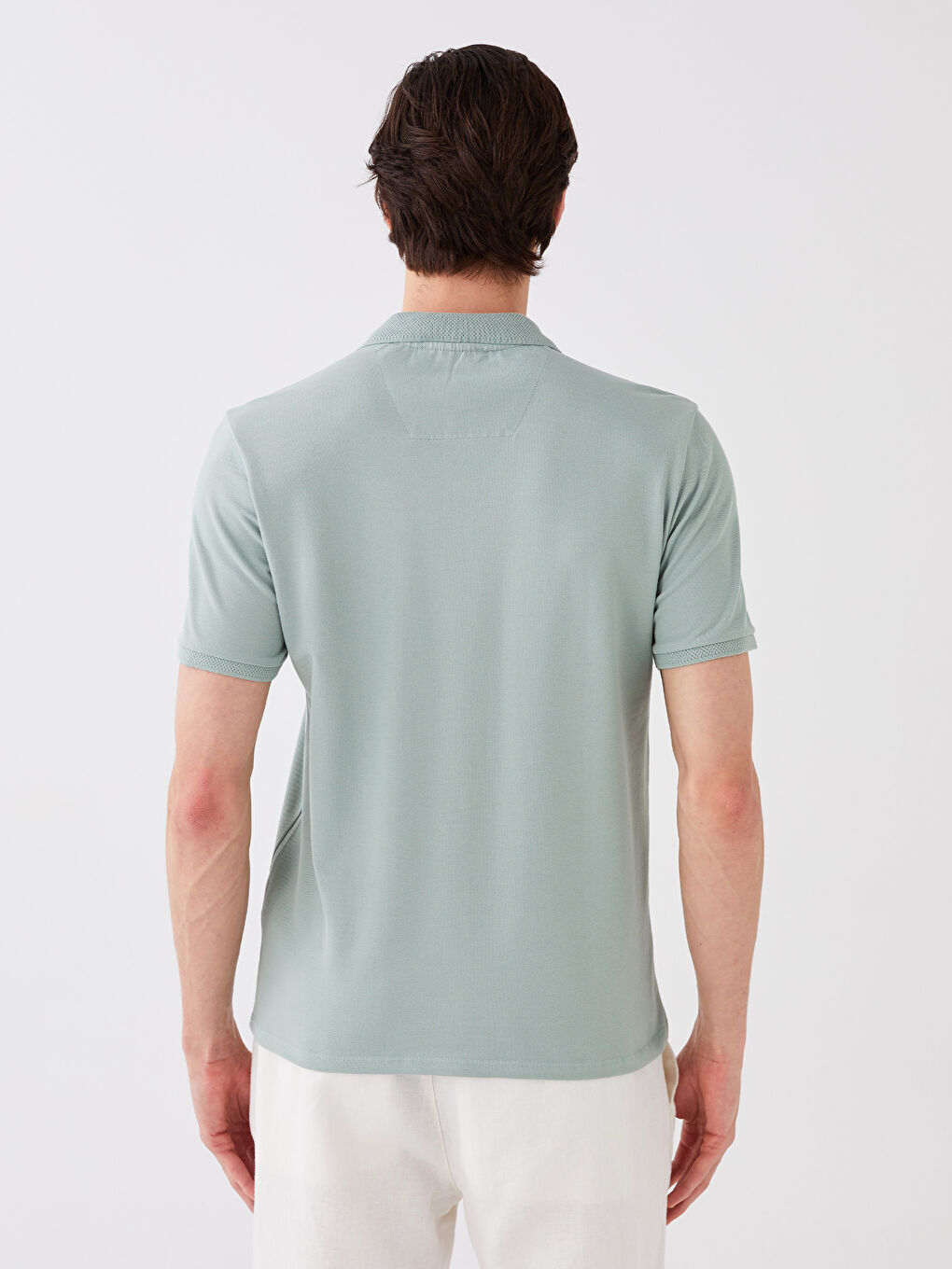 LCW Vision T-shirt en piqué à manches courtes et col polo pour homme -S3IO03Z8-J1R