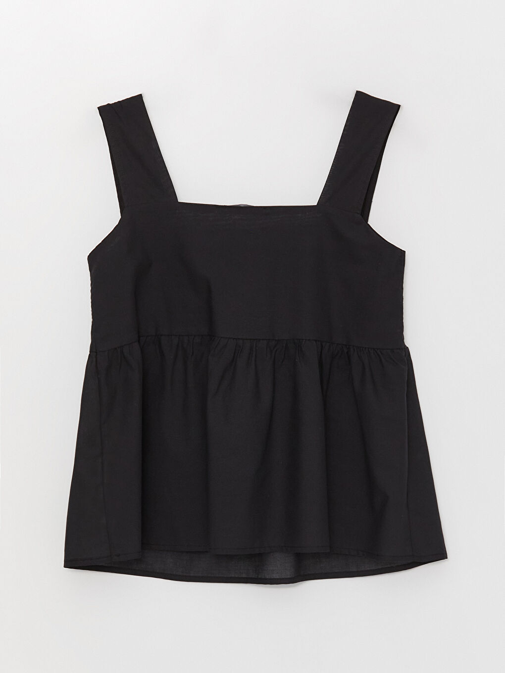 LCWAIKIKI Classic Square Neck Embroidered Women's Tank Top -S3IP02Z8-CVL