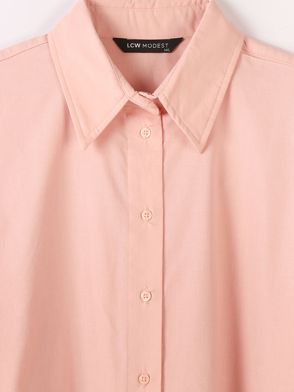 Plain Long Sleeve Women's Shirt Tunic-2