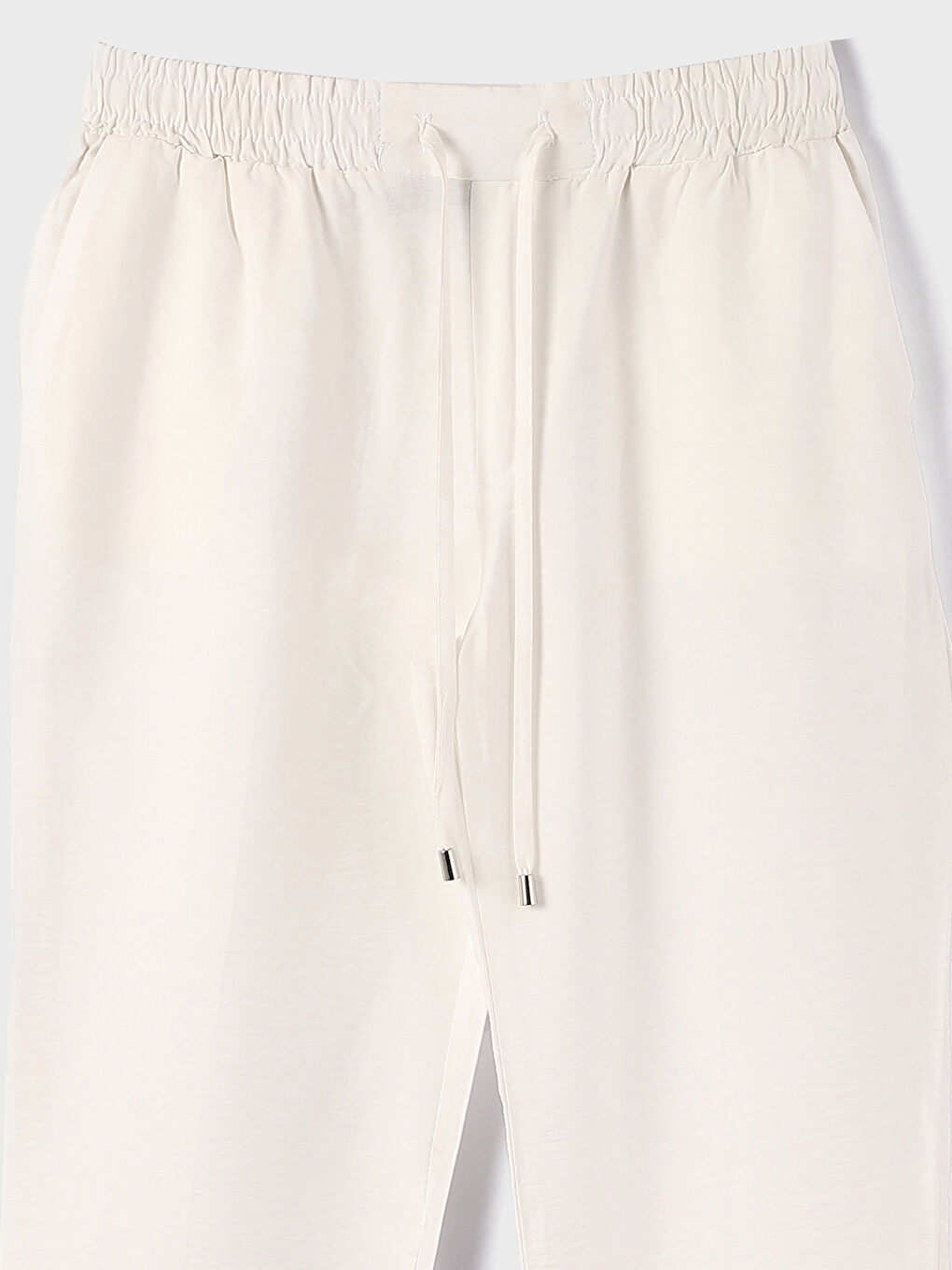 بنطلون سادة كاروت فيت بخصر مرن للسيدات-2