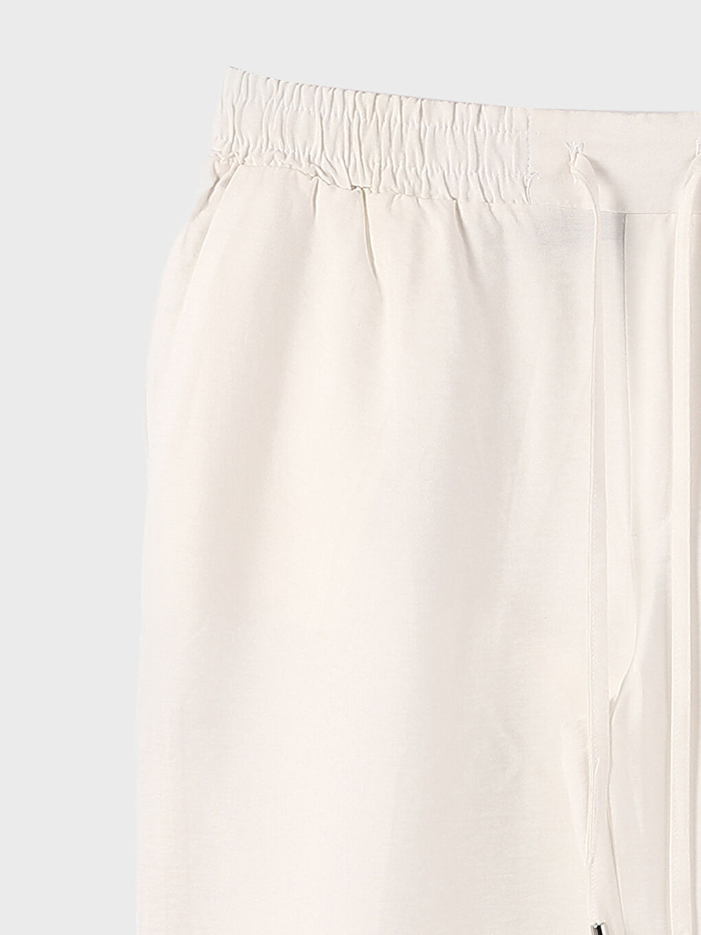 بنطلون سادة كاروت فيت بخصر مرن للسيدات-3