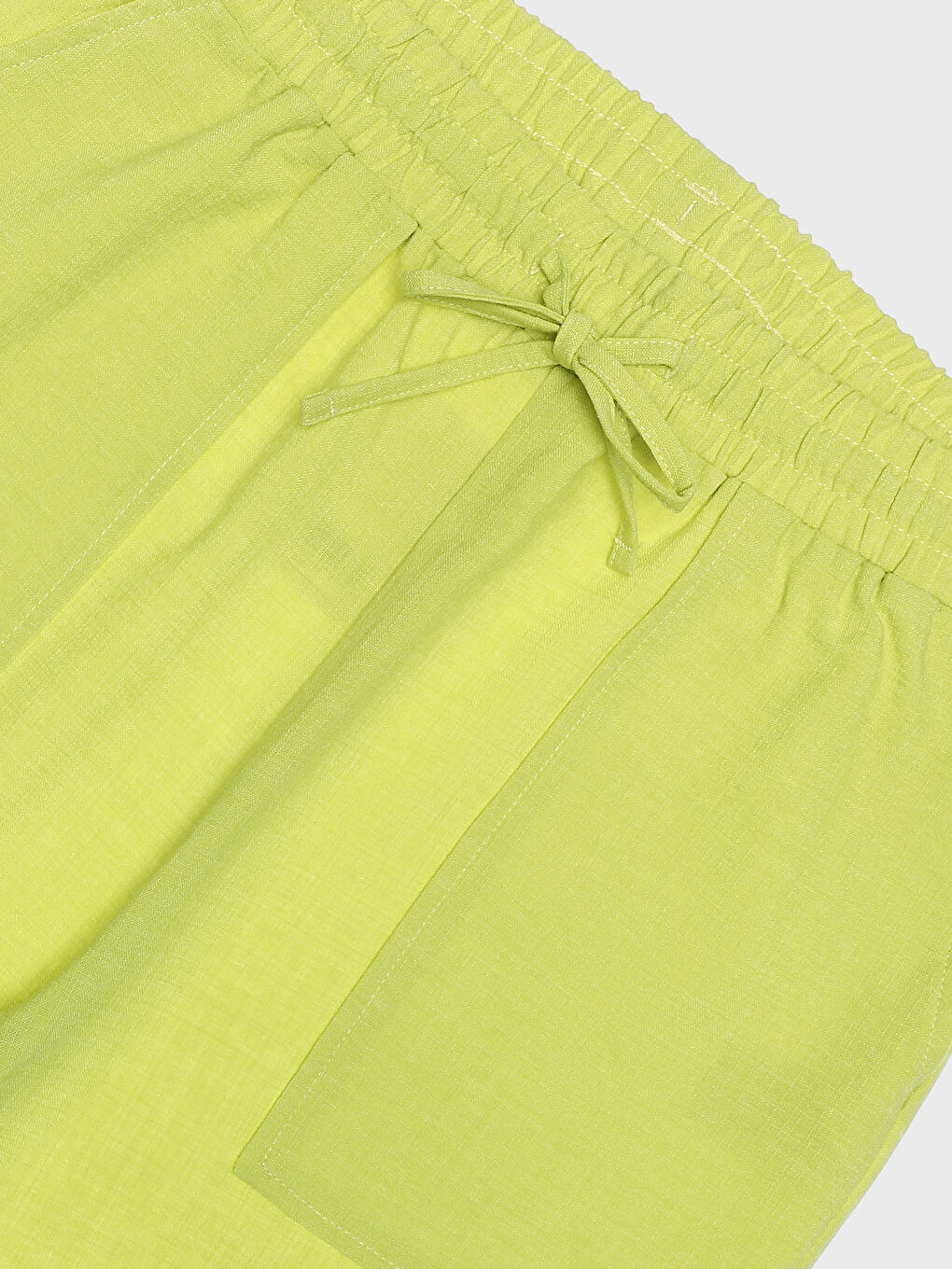 Elasticated Waist Loose Fit Muslin Women's Trousers-3