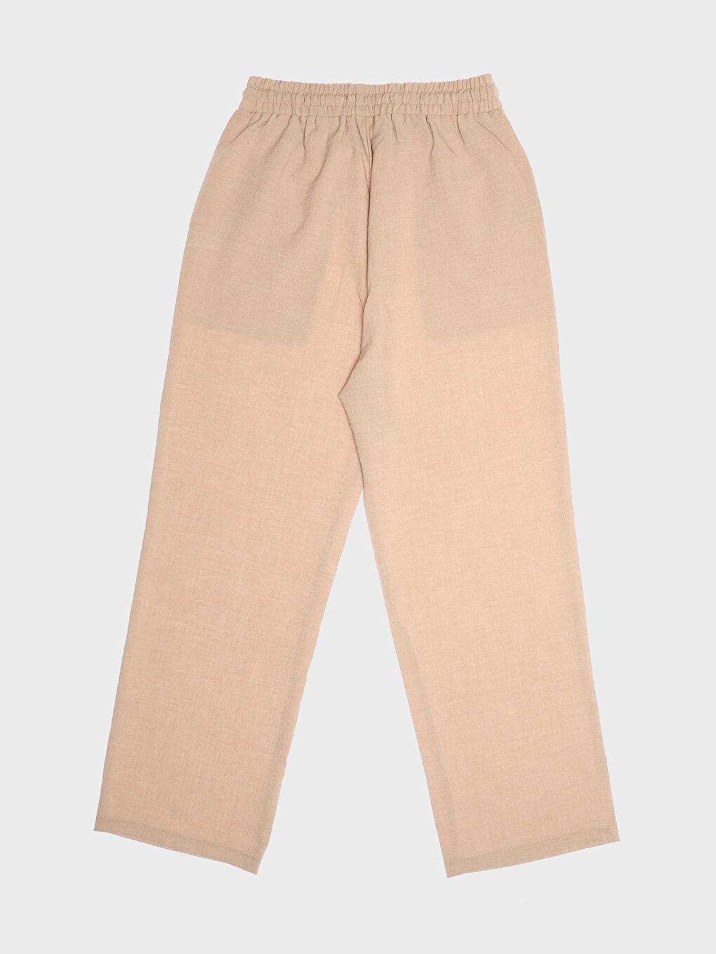 Elasticated Waist Loose Fit Muslin Women's Trousers-2