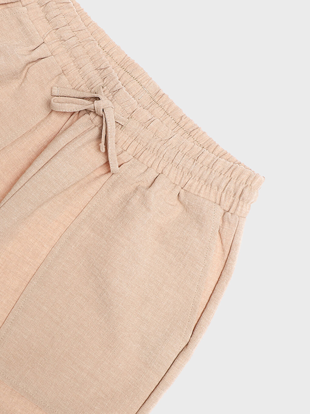 Elasticated Waist Loose Fit Muslin Women's Trousers-3