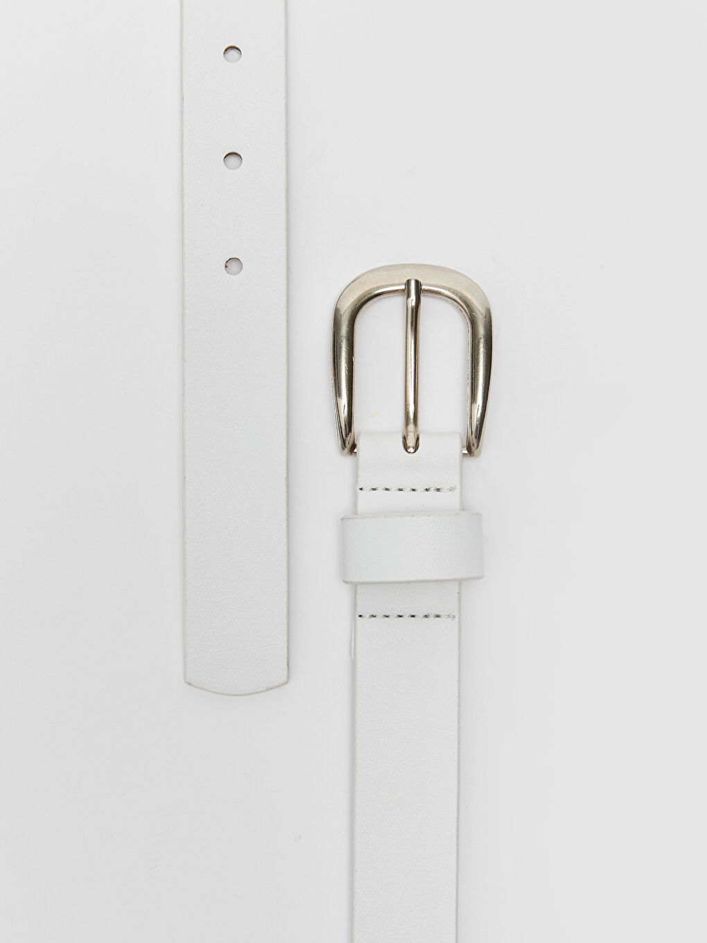 Leather Look Women's Thin Belt-2