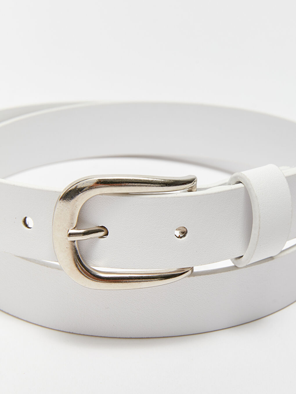 Leather Look Women's Thin Belt-3