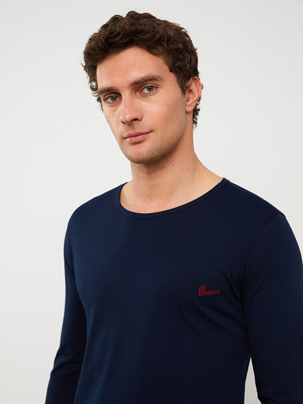 Lacivert Standart Kalıp Erkek Pijama Takımı-2