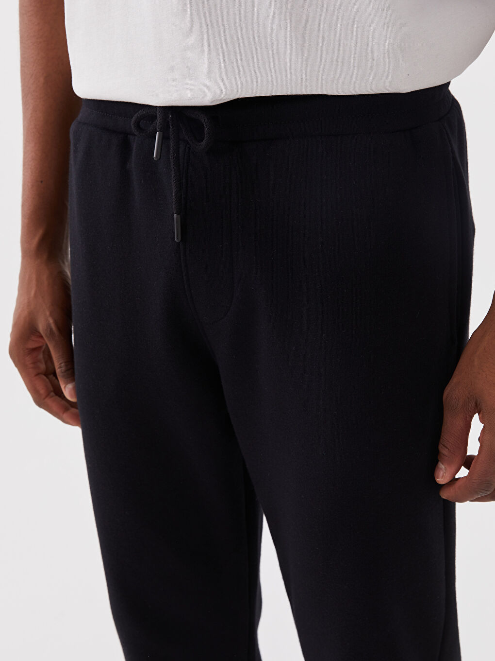 Siyah Slim Fit Erkek Jogger Eşofman Altı-4