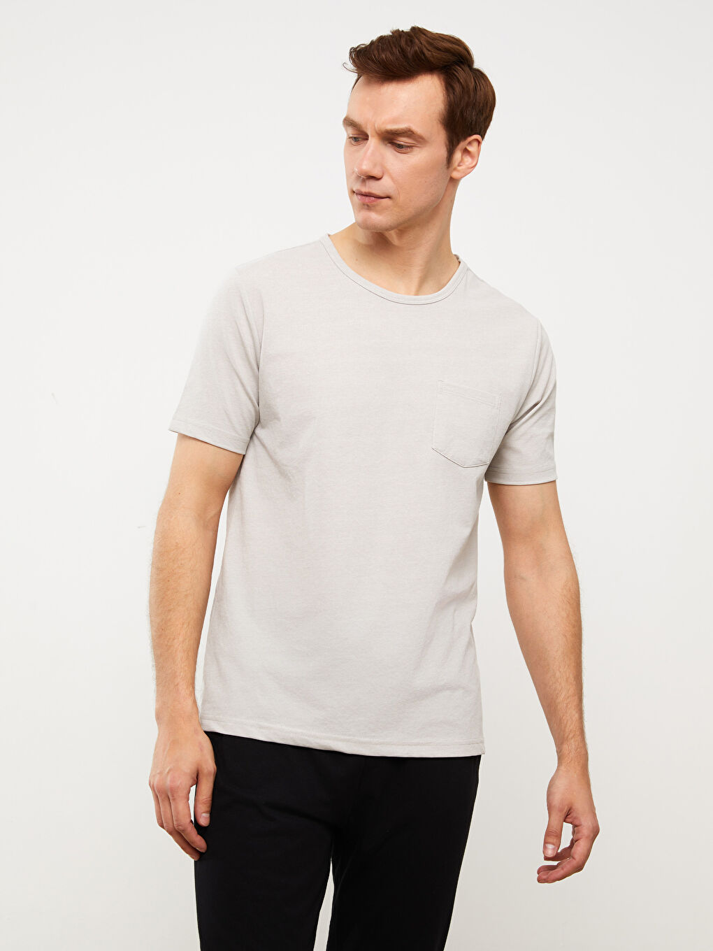 Siyah Standart Kalıp Erkek Pijama Takımı-2