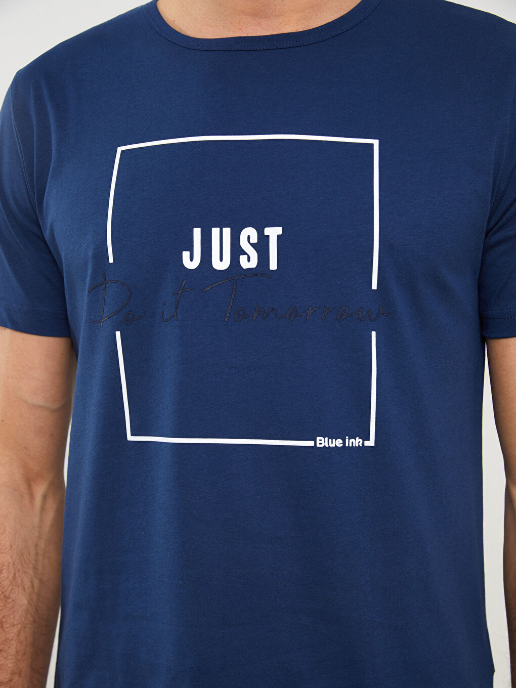 Lacivert Standart Kalıp Erkek Pijama Takımı-3