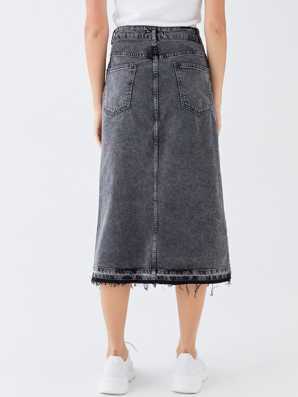 High Waist Tight Fit Women Jean Skirt -S3IQ81Z8-SUV