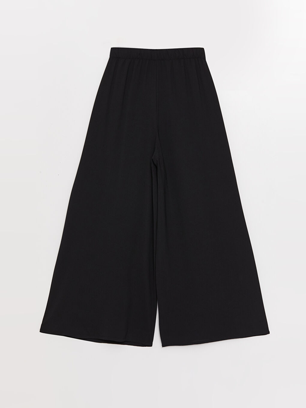 Siyah Rahat Kalıp Kadın Pantolon Etek-5