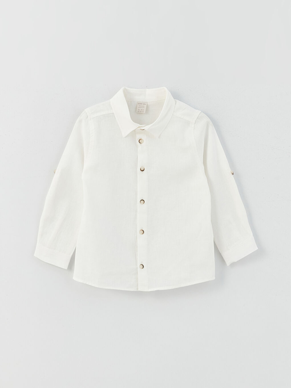 Beyaz Keten Karışımlı Erkek Çocuk 3'lü Takım-7