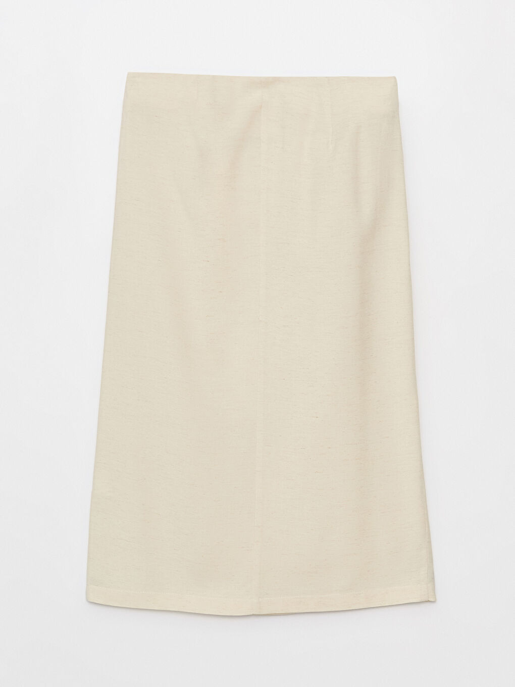 Tie Waist Straight Linen Blend Women's Skirt -S3IR60Z8-HVF