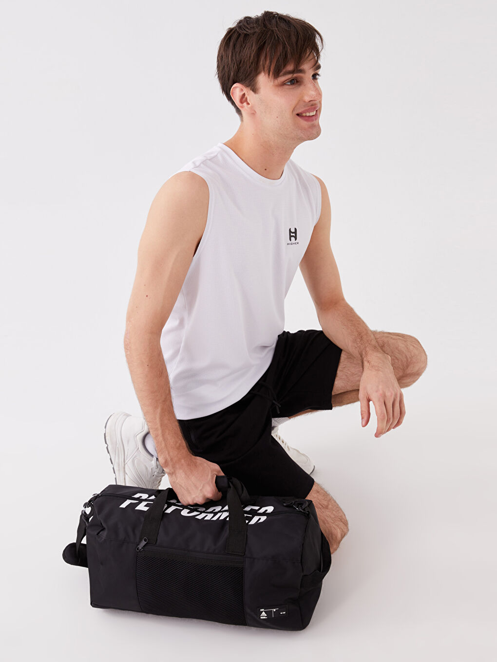 LCW ACCESSORIES Printed Men's Gym Bag -S3IR85Z8-HUC