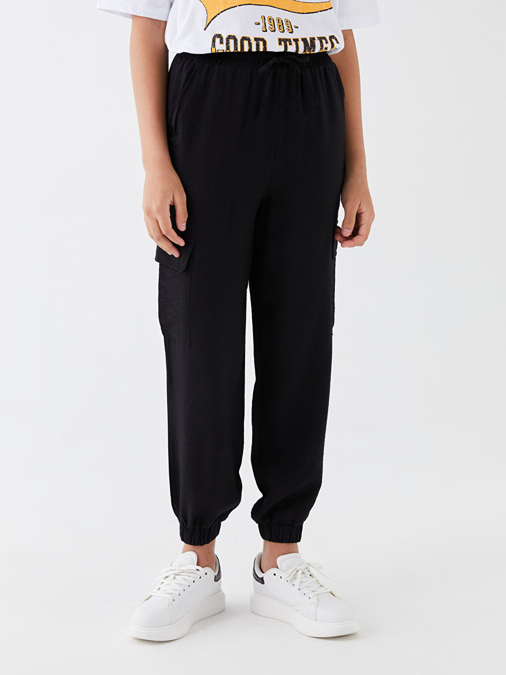 LCW Vision Elastic Waist Women's Jogger Trousers -S3IS33Z8-CVL