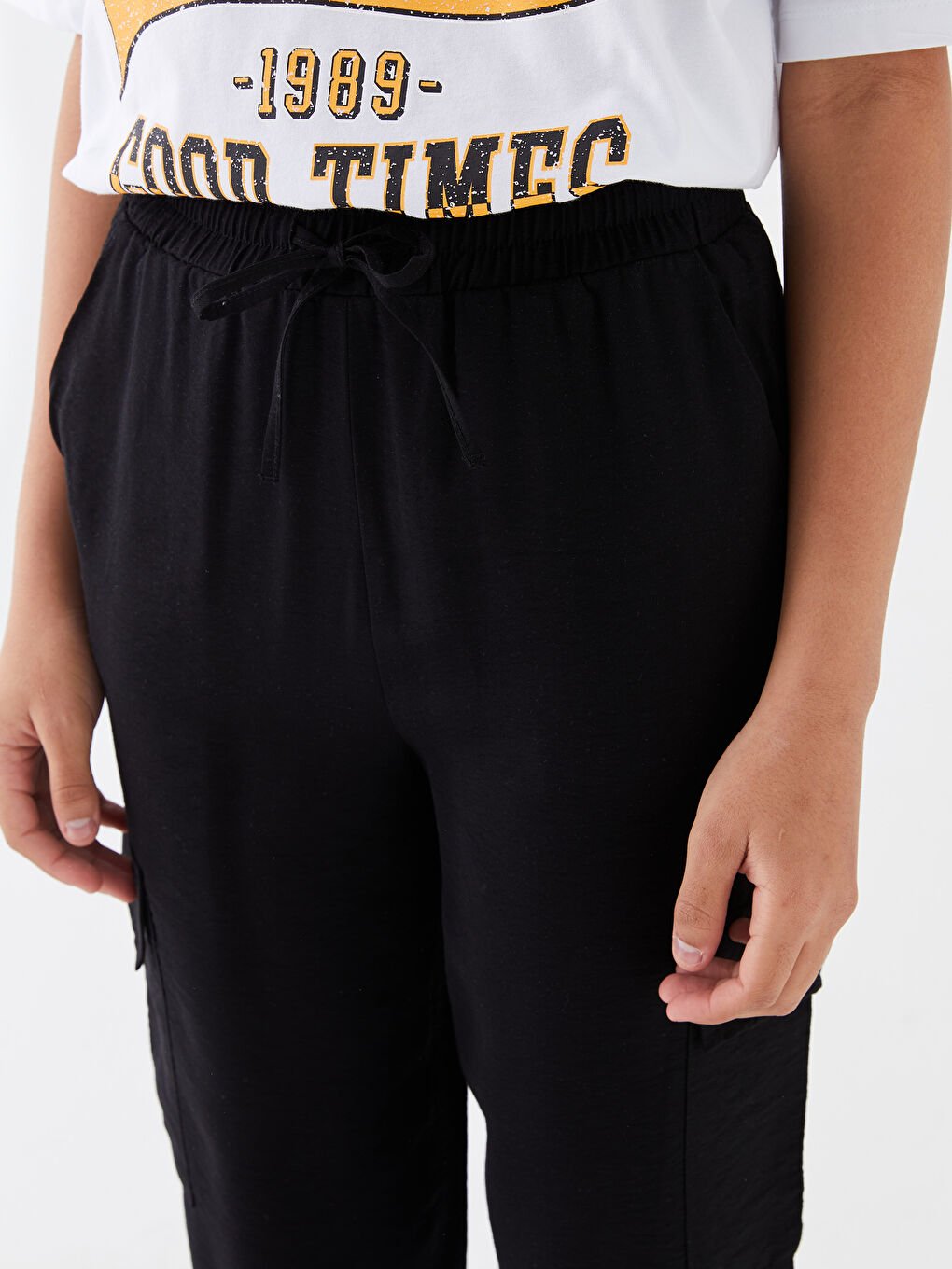 LCW Vision Elastic Waist Women's Jogger Trousers -S3IS33Z8-CVL