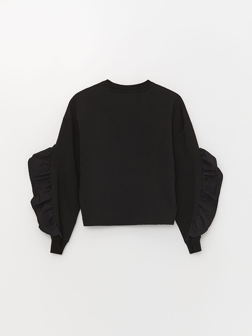 تونيك نسائي واسع الحجم بأكمام طويلة سادة برقبة دائرية-6