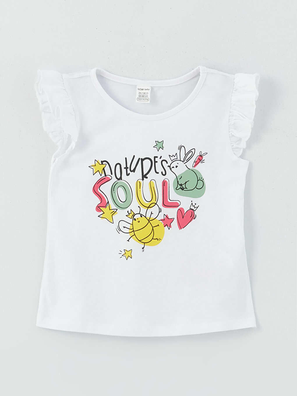 Ensemble 2 pièces Débardeur et Short Imprimé Col Rond pour Bébé Fille-1