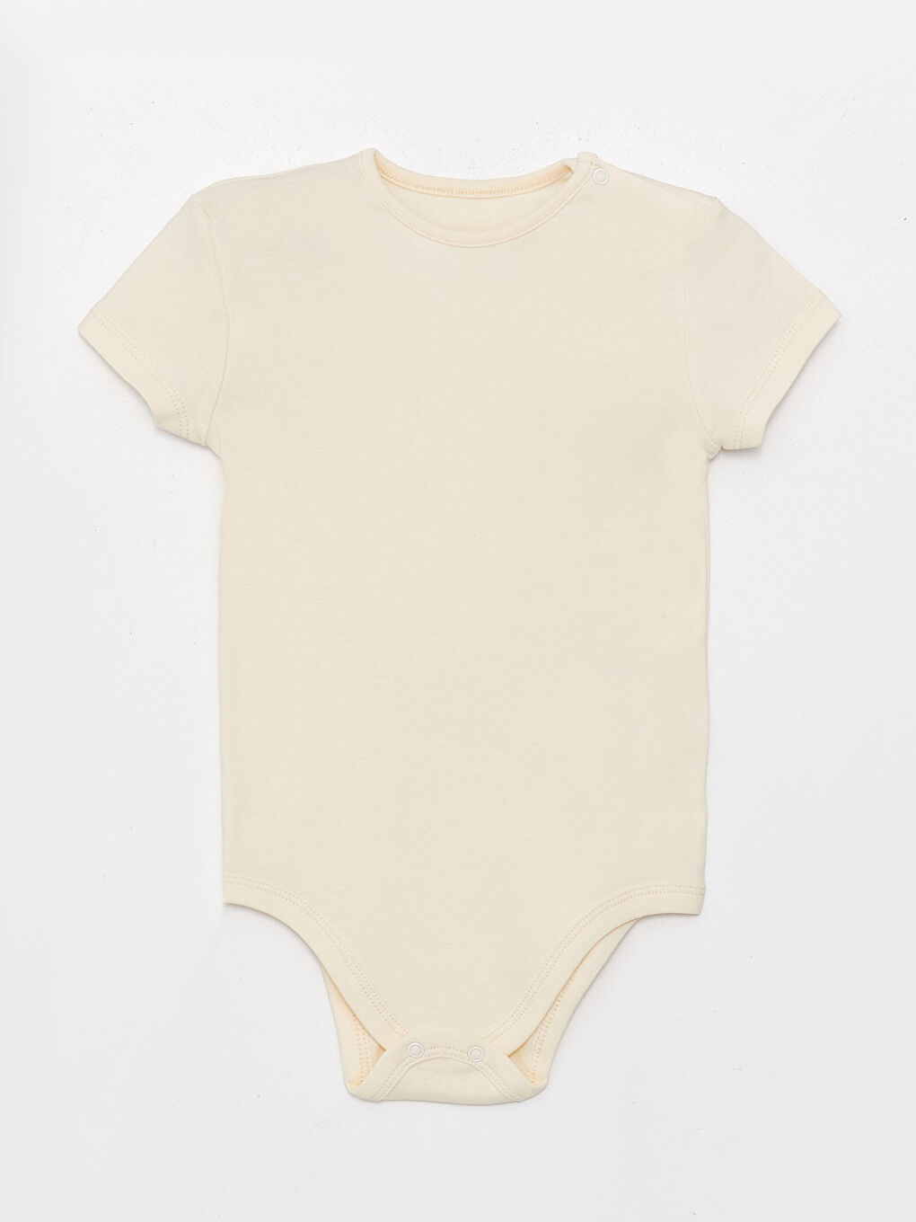 Crew Neck Baby Girl Bodysuit 2 Pack-2