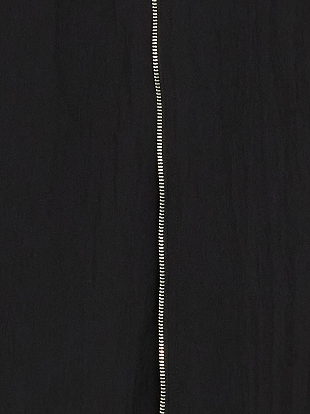 Siyah Dik Yaka Fırfır Detaylı Uzun Kollu Oversize Kadın Tunik-8