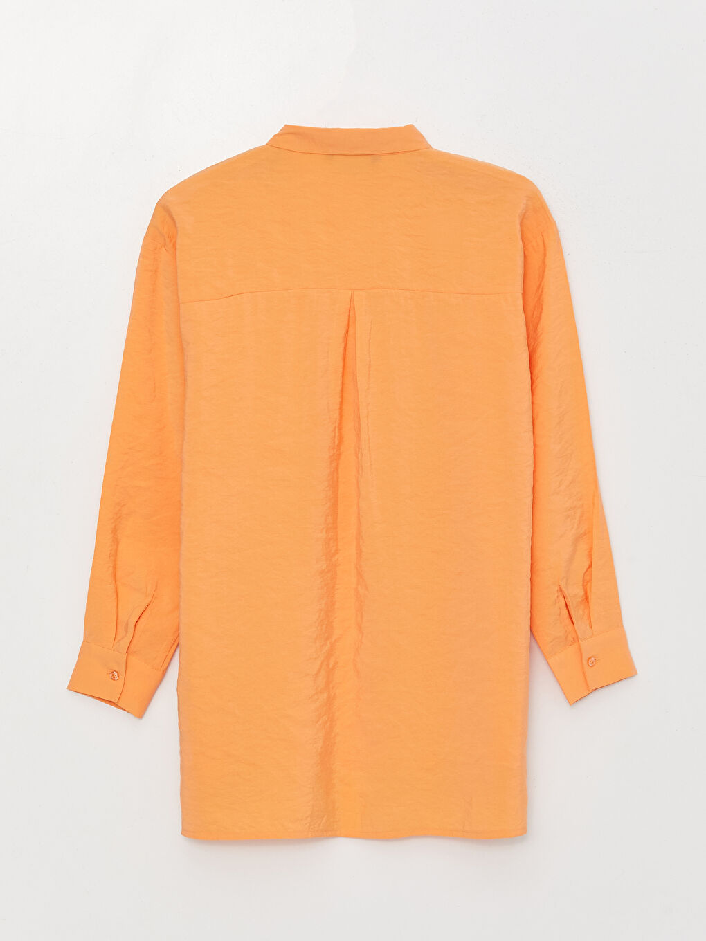 Plain Long Sleeve Oversize Women's Shirt Tunic-6
