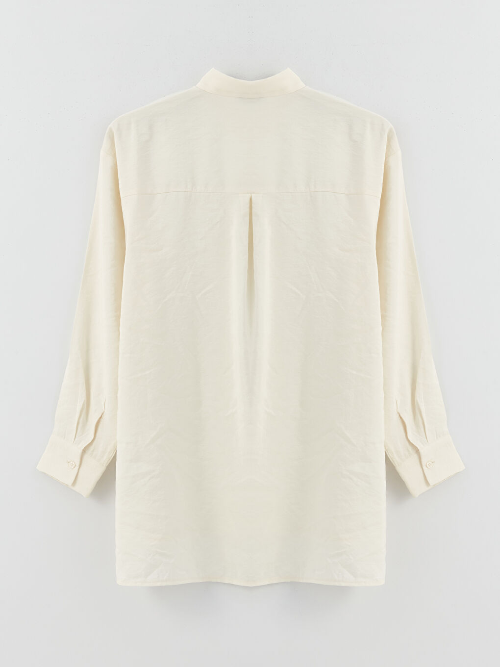 Plain Long Sleeve Oversize Women's Shirt Tunic-6