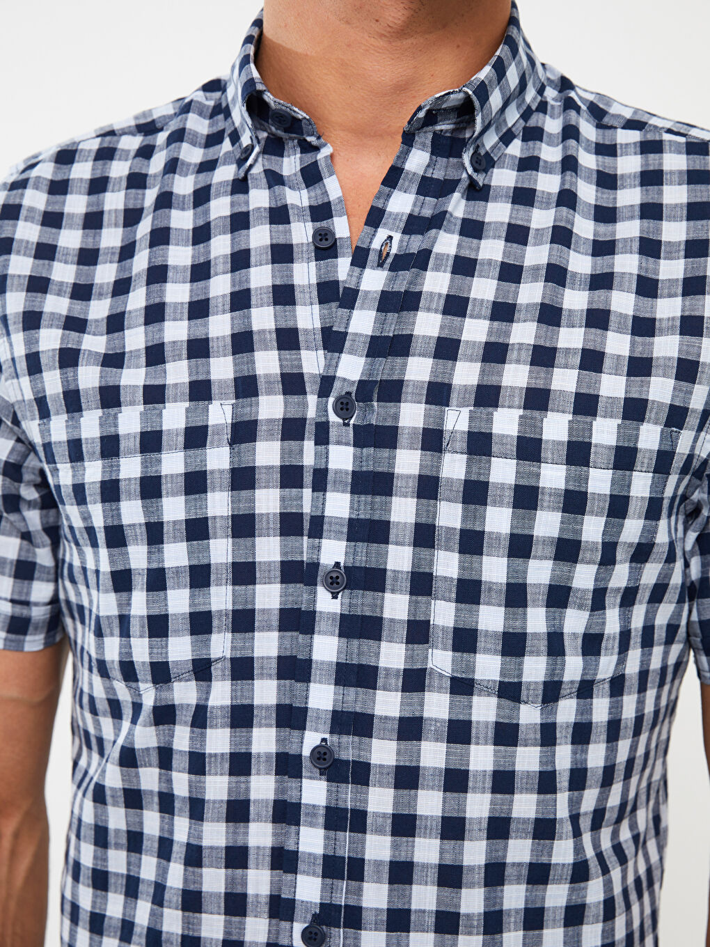 Regular Fit Short Sleeve Men's Shirt-3