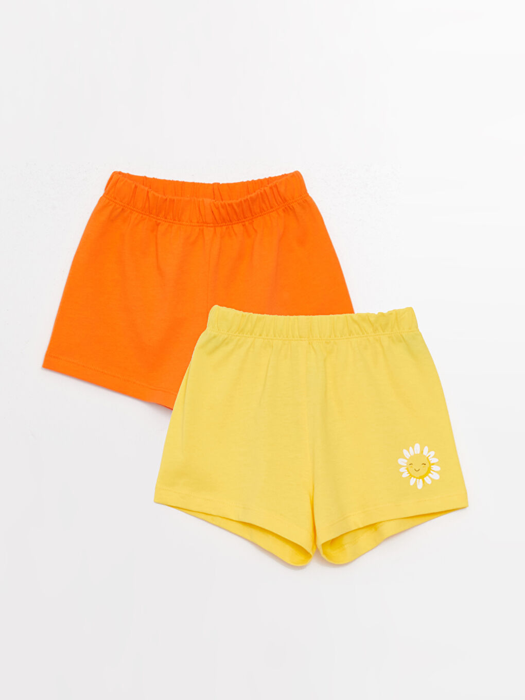 LCW baby Elasticated Waist Baby Girls' Shorts 2 Pack -S3IS68Z1-JWD