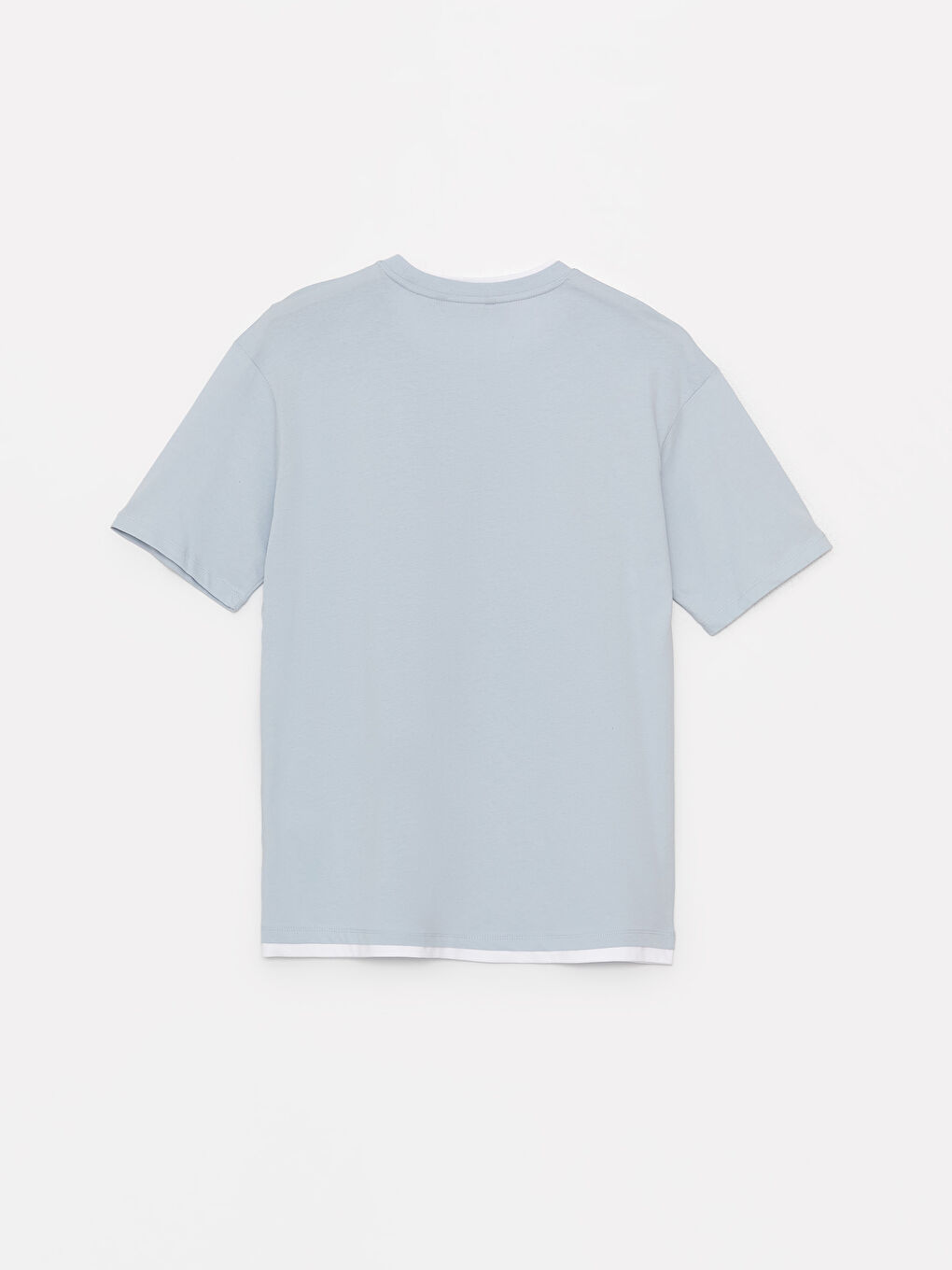 Crew Neck Short Sleeve Printed Combed Cotton Men's T-shirt-6