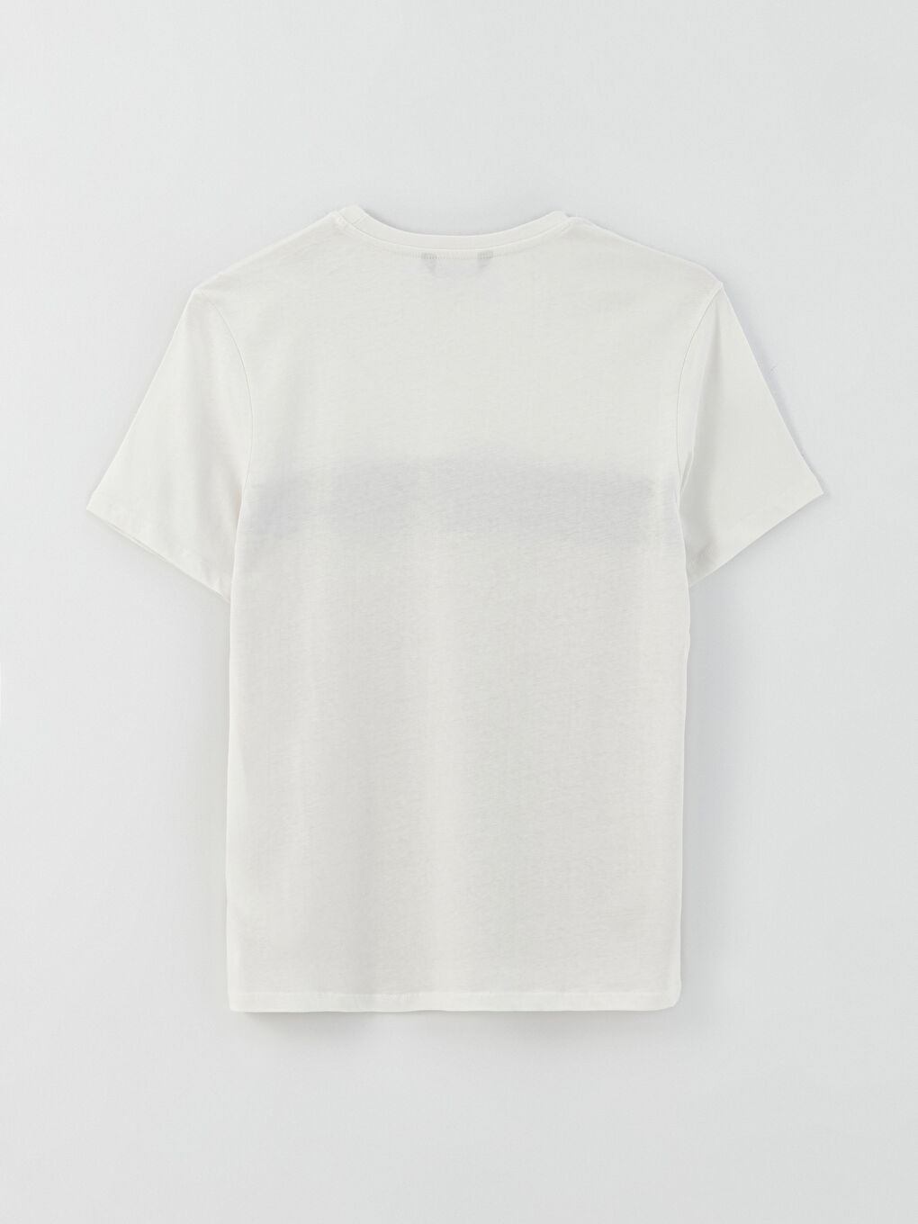 Crew Neck Short Sleeve Printed Combed Cotton Men's T-shirt-6