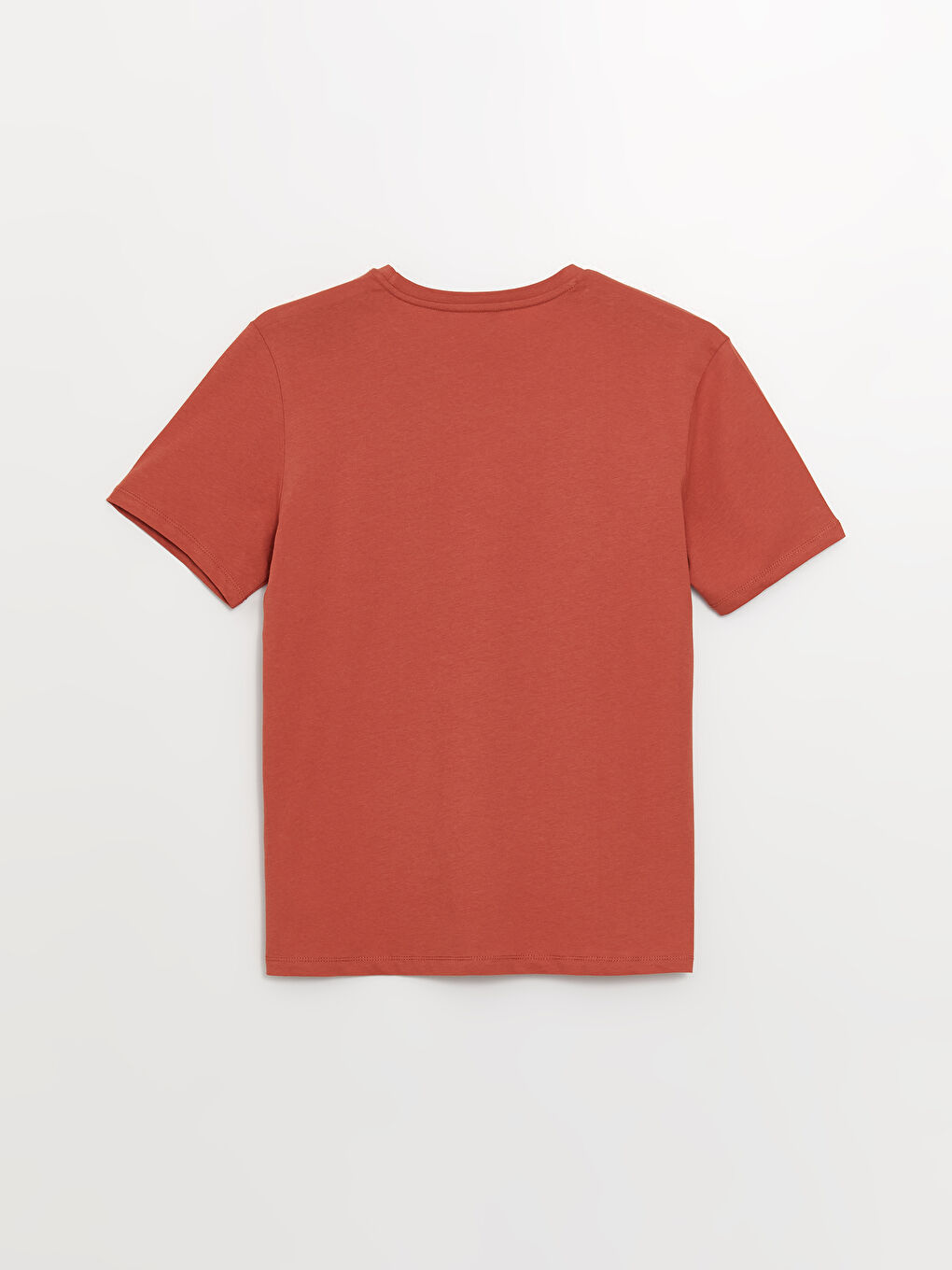 Crew Neck Short Sleeve Printed Combed Cotton Men's T-shirt-6