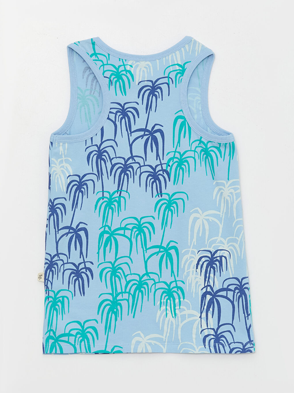 Mavi Bisiklet Yaka Baskılı Erkek Çocuk Şortlu Pijama Takımı-6