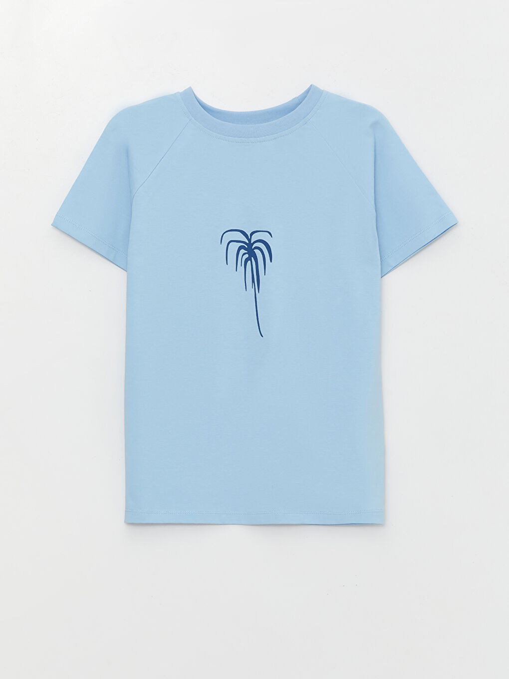 Mavi Bisiklet Yaka Baskılı Kısa Kollu Erkek Çocuk Şortlu Pijama Takımı-4