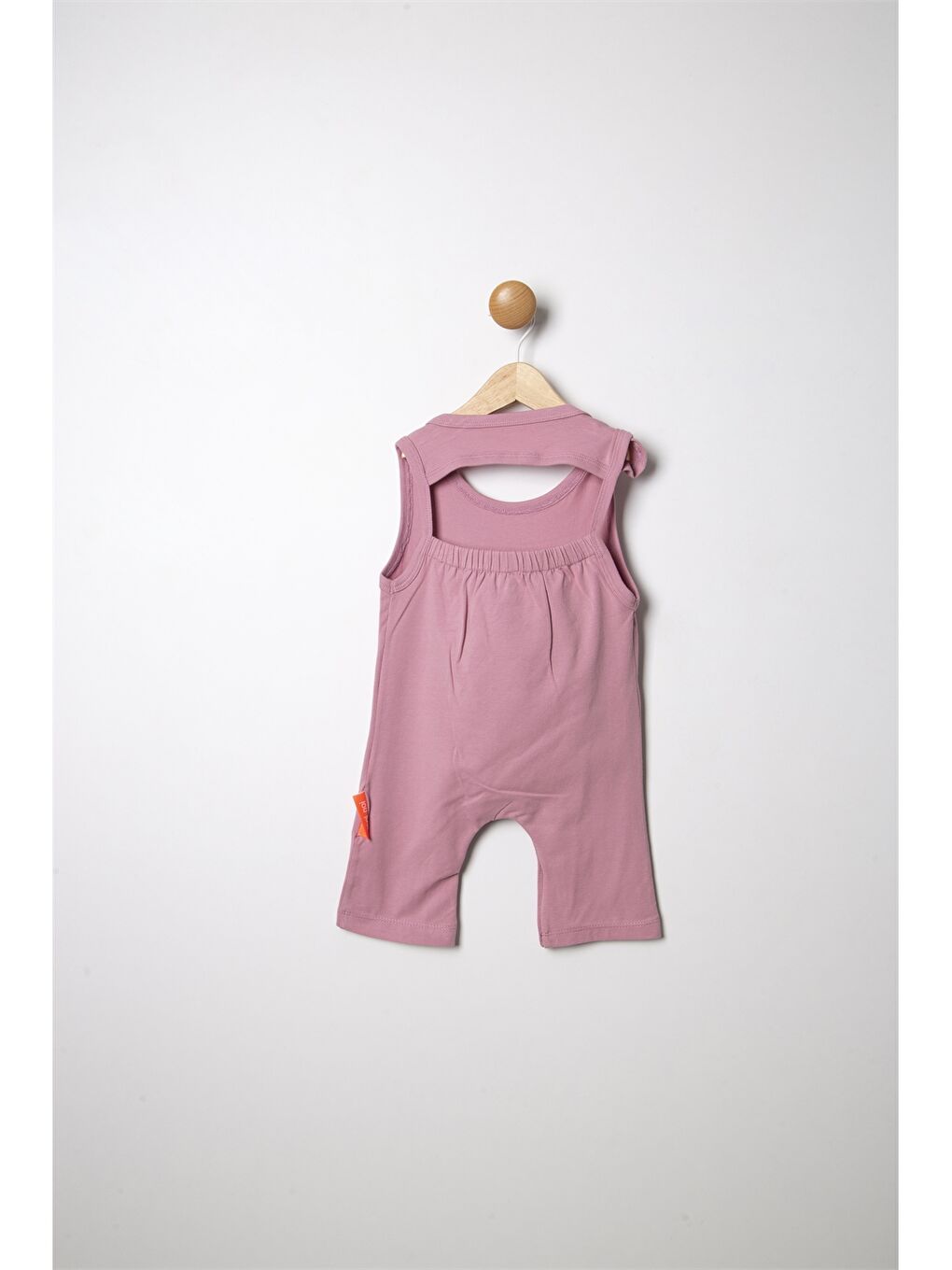 Pembe Bisiklet Yaka Baskılı Kız Çocuk Tulum-2