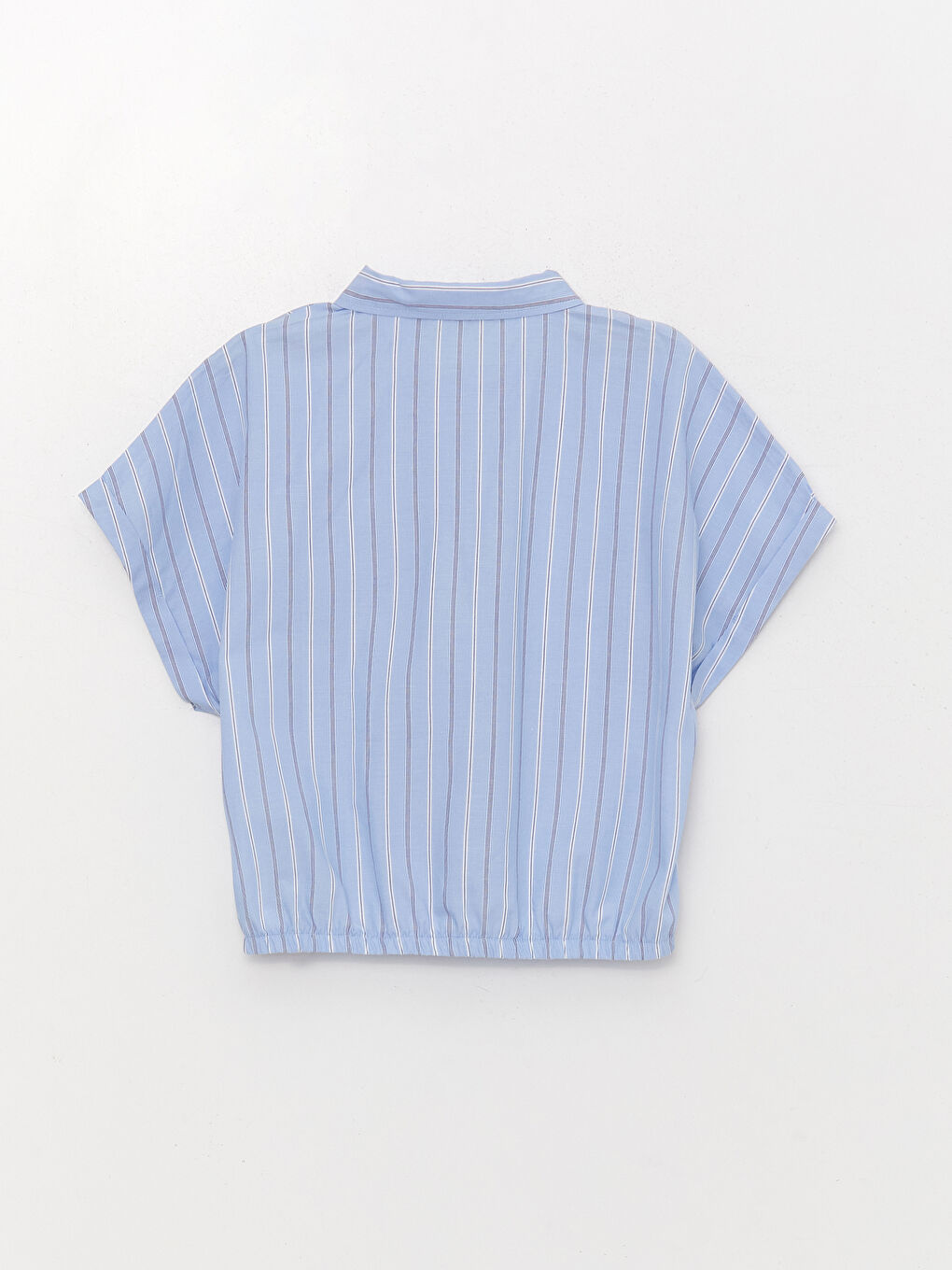 LCW Kids Striped Short Sleeve Girls' Shirt -S3IU33Z4-LEN