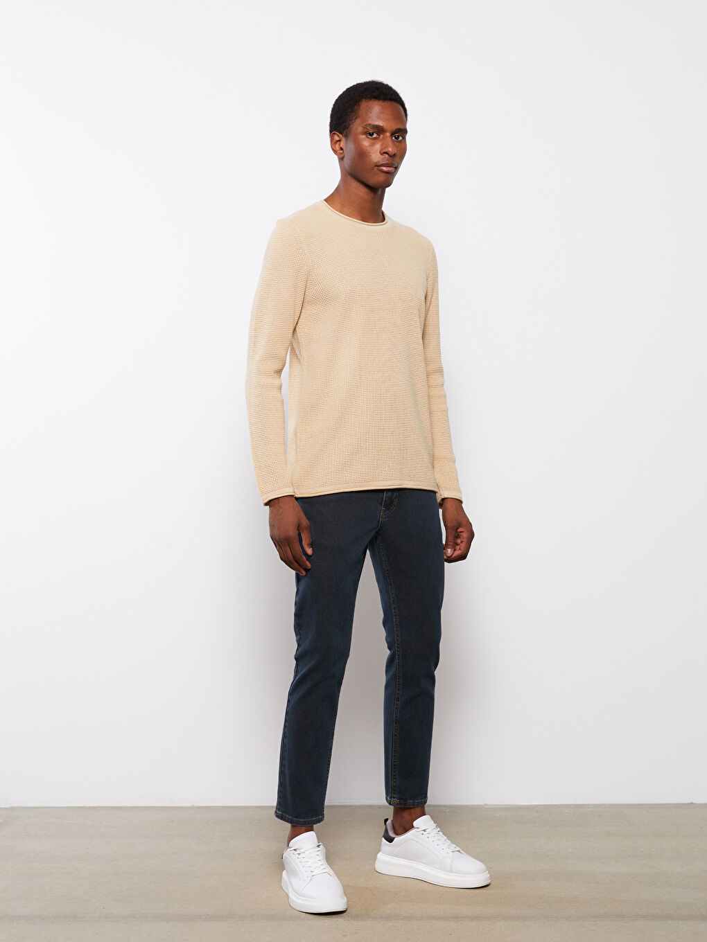 Yeşil 750 Slim Fit Erkek Jean Pantolon-1