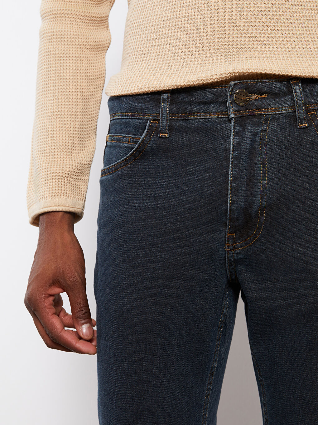 Yeşil 750 Slim Fit Erkek Jean Pantolon-2