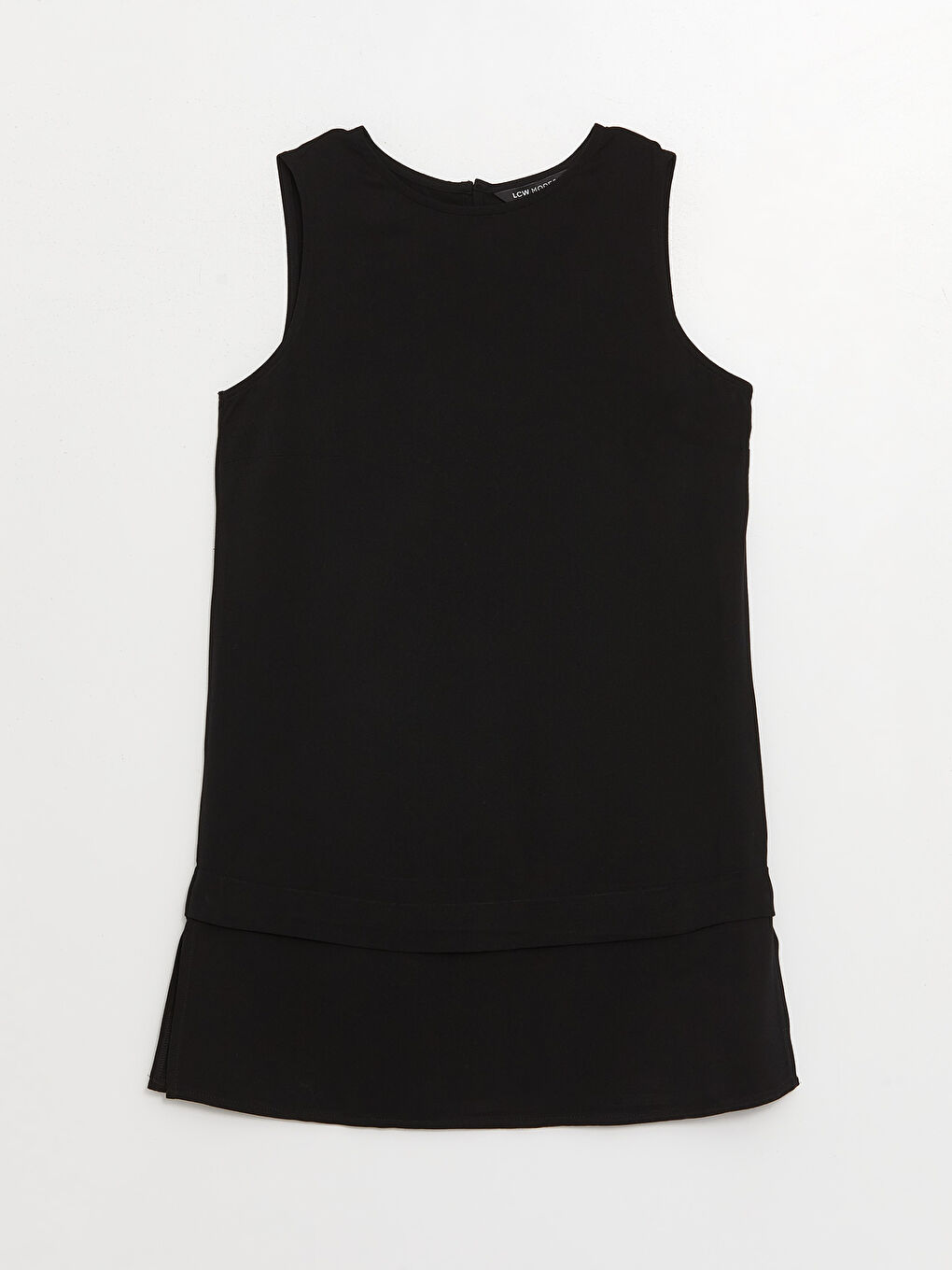 Women's Crew Neck Plain Tunic -S3IU38Z8-RQL