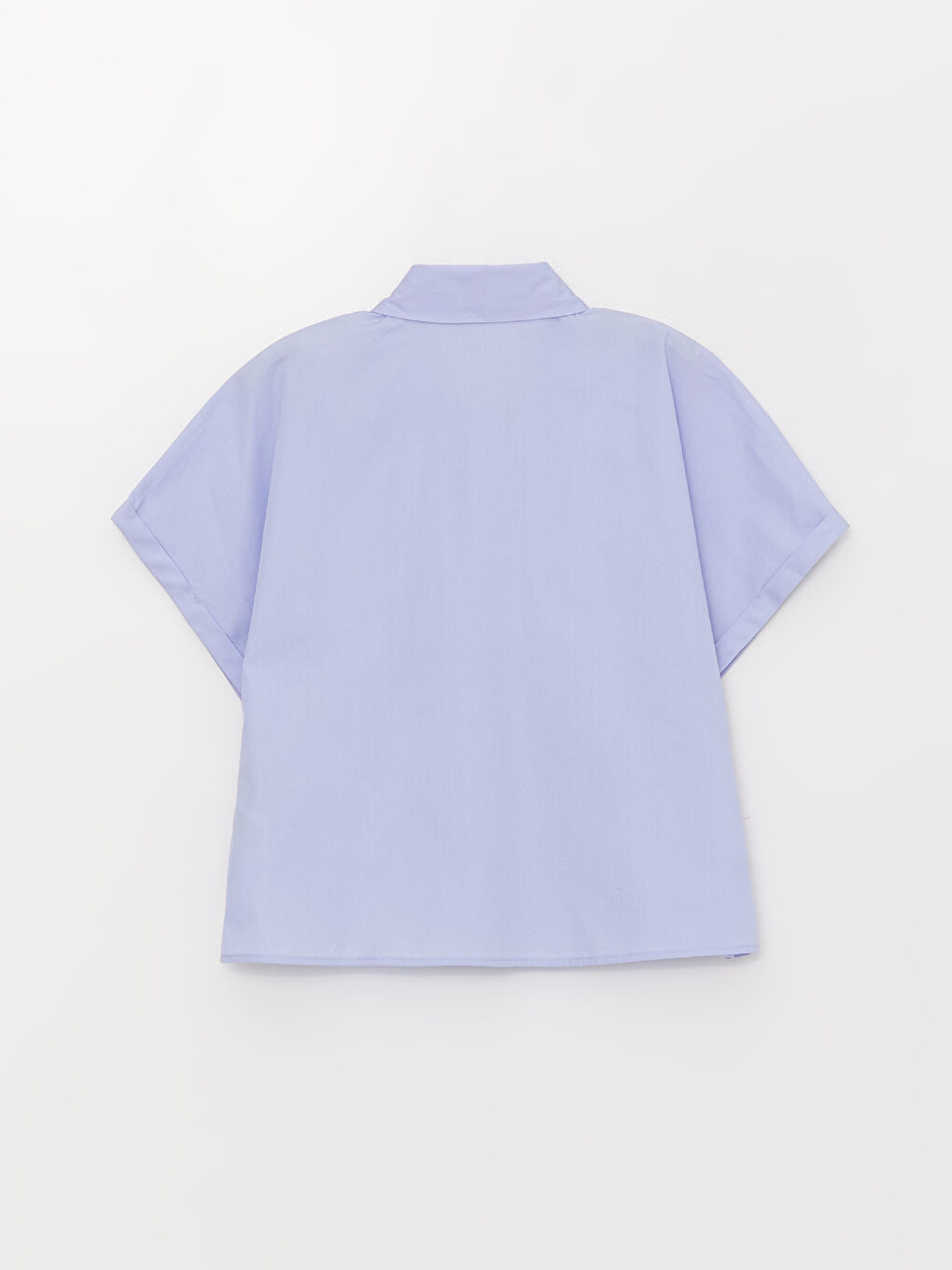 LCW Kids Basic Short Sleeve Girls' Crop Shirt -S3IU48Z4-VF1