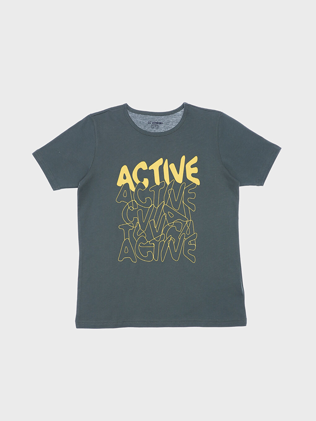 Crew Neck Printed Short Sleeve Boys' Shorts Pyjama Set-1